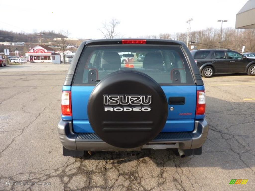 Canal Blue Mica 2001 Isuzu Rodeo Sport S 4WD Exterior Photo #46928285