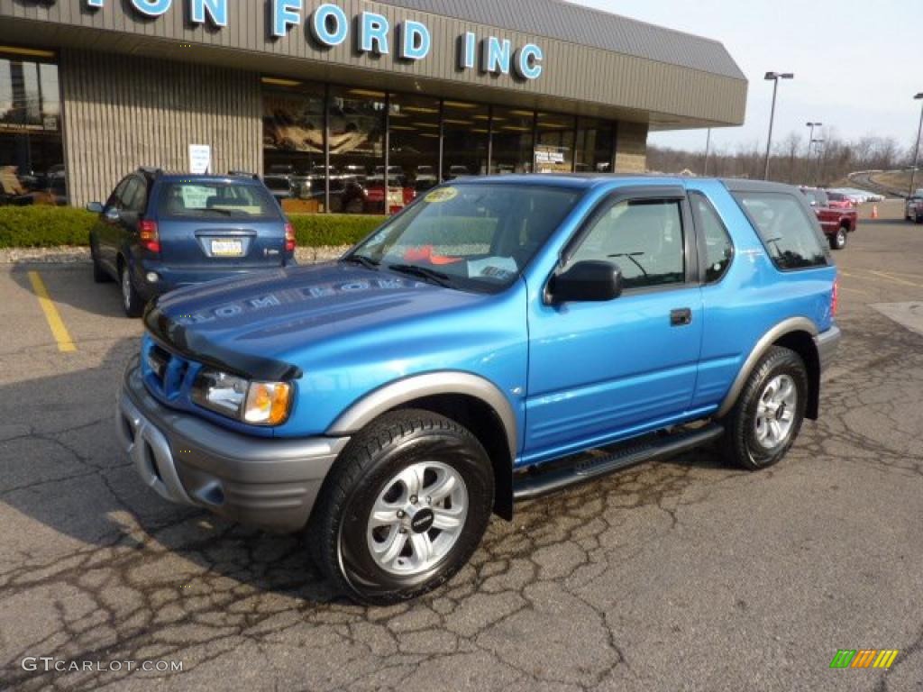 Canal Blue Mica 2001 Isuzu Rodeo Sport S 4WD Exterior Photo #46928348