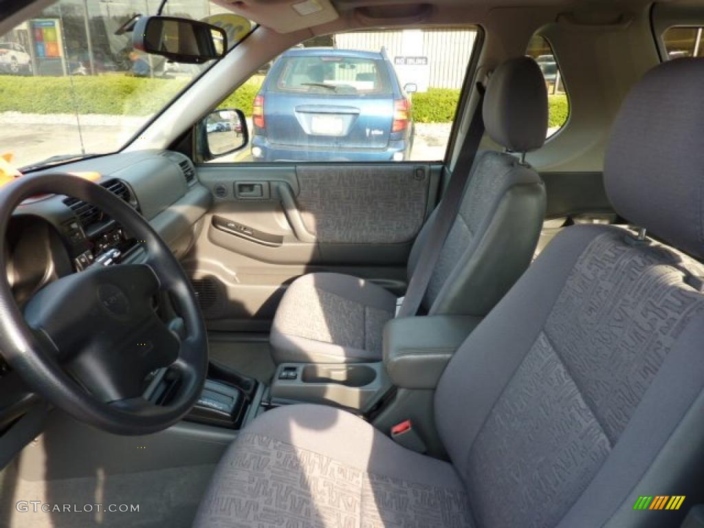 Gray Interior 2001 Isuzu Rodeo Sport S 4WD Photo #46928375