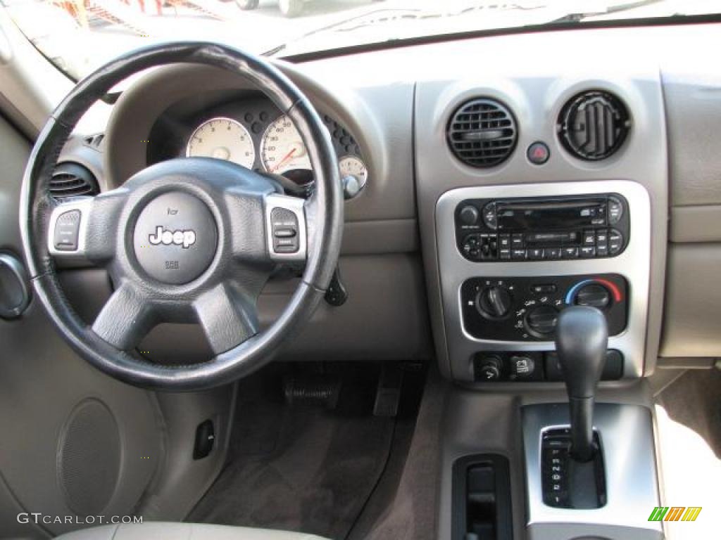 2002 Jeep Liberty Limited Taupe Dashboard Photo #46928426