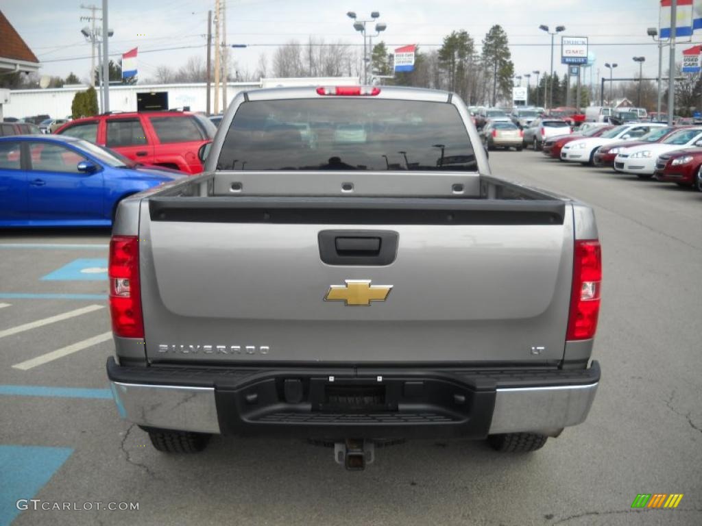 2008 Silverado 1500 LT Extended Cab 4x4 - Graystone Metallic / Ebony photo #4