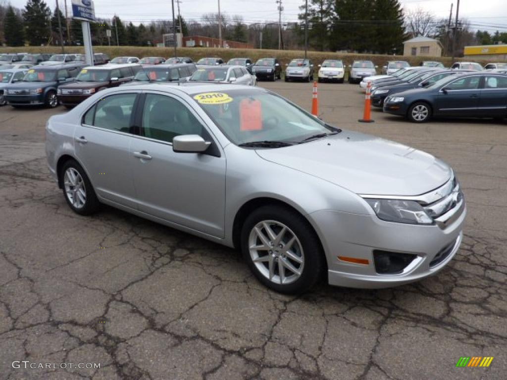 2010 Fusion SEL V6 - Brilliant Silver Metallic / Medium Light Stone photo #6