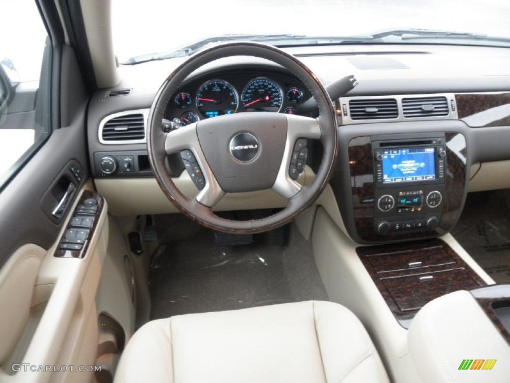 Cocoa/Light Cashmere Interior 2011 GMC Sierra 1500 Denali Crew Cab 4x4 Photo #46931150