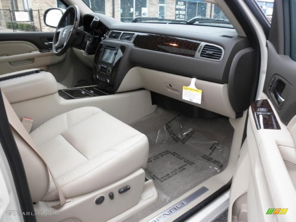 Cocoa/Light Cashmere Interior 2011 GMC Sierra 1500 Denali Crew Cab 4x4 Photo #46931225