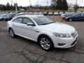 White Suede Metallic 2010 Ford Taurus SEL AWD Exterior