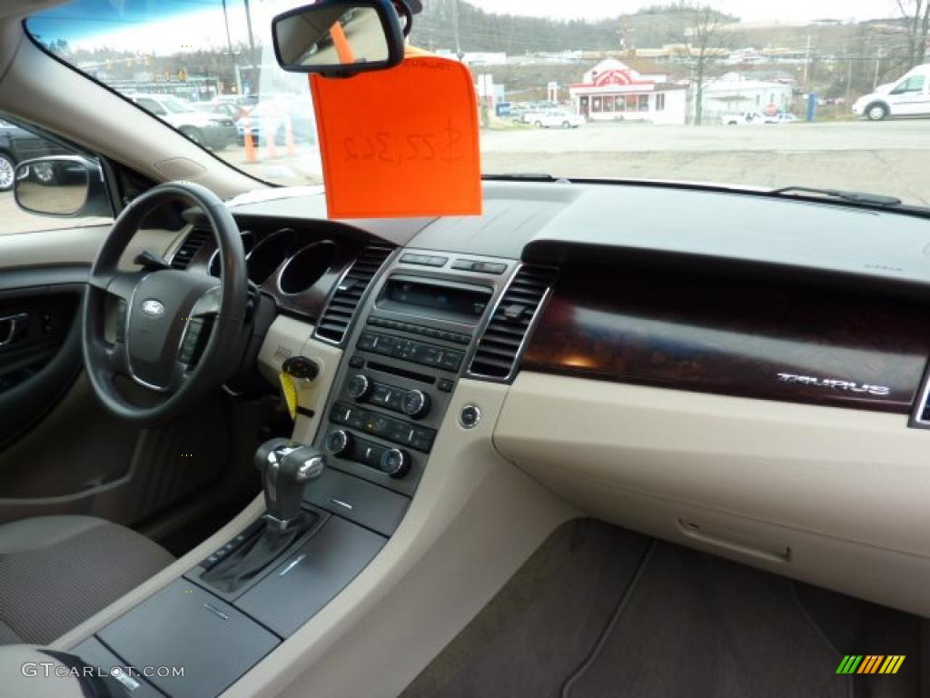 2010 Ford Taurus SEL AWD Light Stone Dashboard Photo #46931429