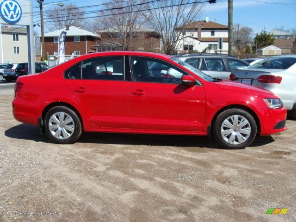 Tornado Red 2011 Volkswagen Jetta SE Sedan Exterior Photo #46931450