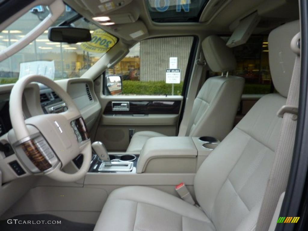 Stone Interior 2010 Lincoln Navigator L 4x4 Photo #46931549