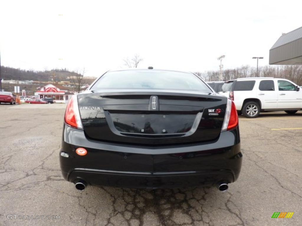 2010 MKS EcoBoost AWD - Tuxedo Black Metallic / Sienna/Charcoal photo #3