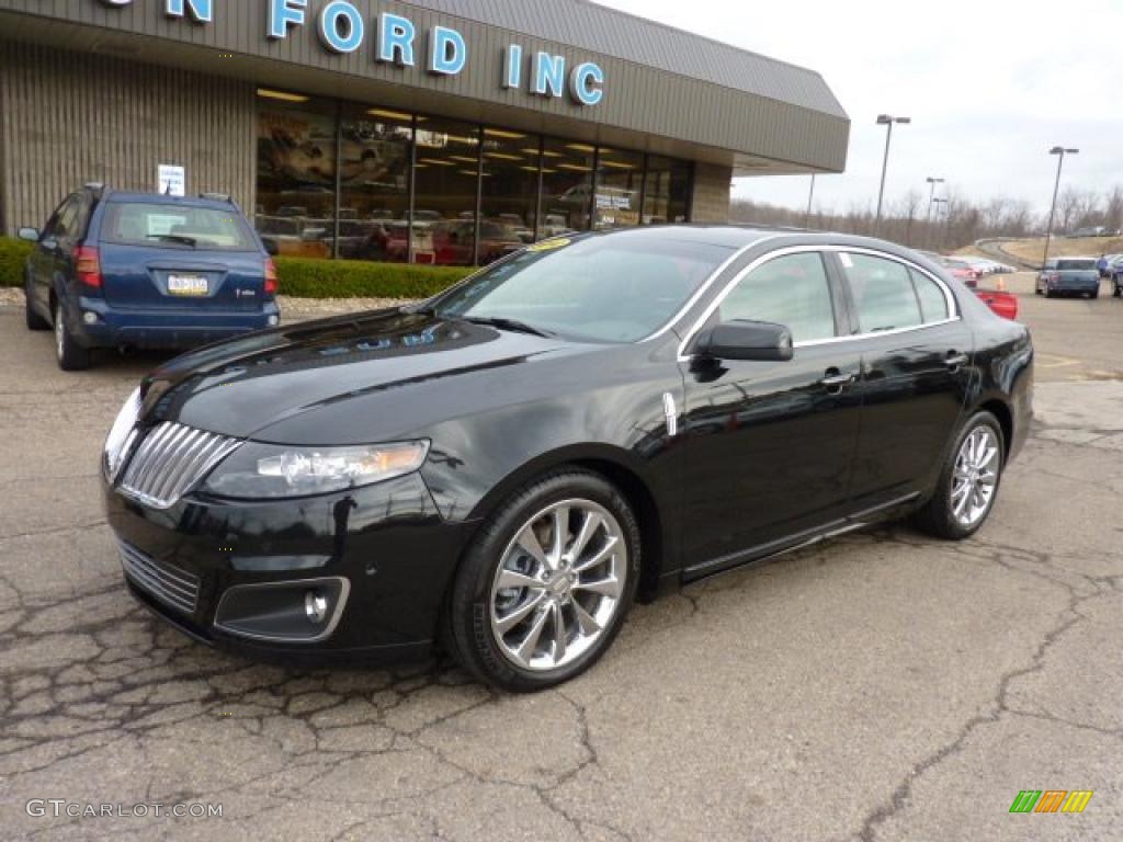 2010 MKS EcoBoost AWD - Tuxedo Black Metallic / Sienna/Charcoal photo #8