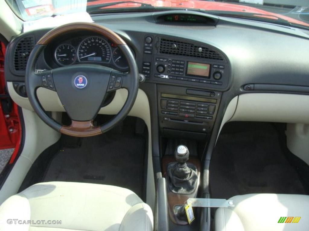 2004 Saab 9-3 Arc Convertible Parchment Dashboard Photo #46932770
