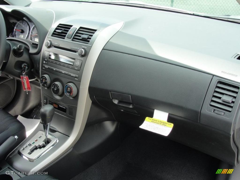 2011 Corolla S - Black Sand Pearl / Dark Charcoal photo #20