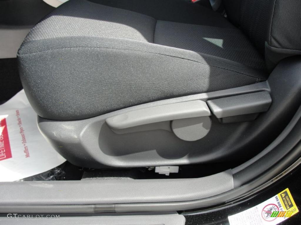 2011 Corolla S - Black Sand Pearl / Dark Charcoal photo #26
