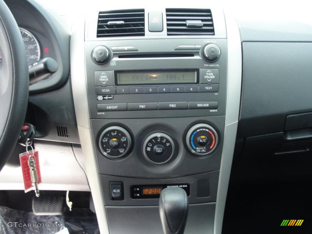 2011 Corolla S - Black Sand Pearl / Dark Charcoal photo #28