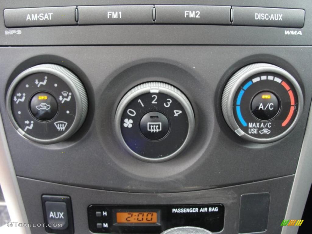 2011 Corolla S - Black Sand Pearl / Dark Charcoal photo #31