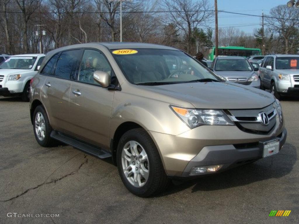 2007 MDX  - Desert Rock Metallic / Parchment photo #3