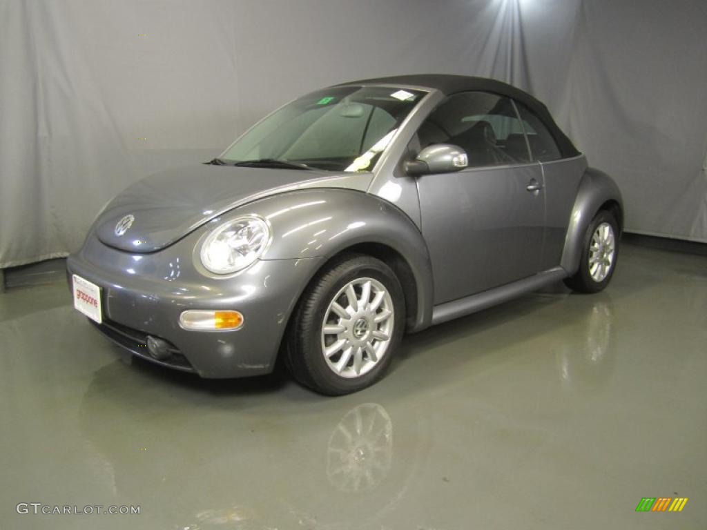 2005 Platinum Grey Metallic Volkswagen New Beetle Gls Convertible