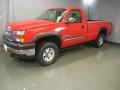 Victory Red 2005 Chevrolet Silverado 2500HD LS Regular Cab 4x4