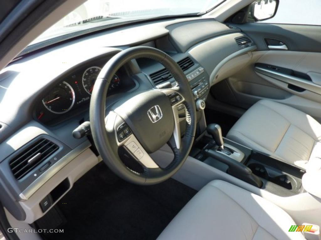 2010 Honda Accord EX-L V6 Sedan Gray Steering Wheel Photo #46934690