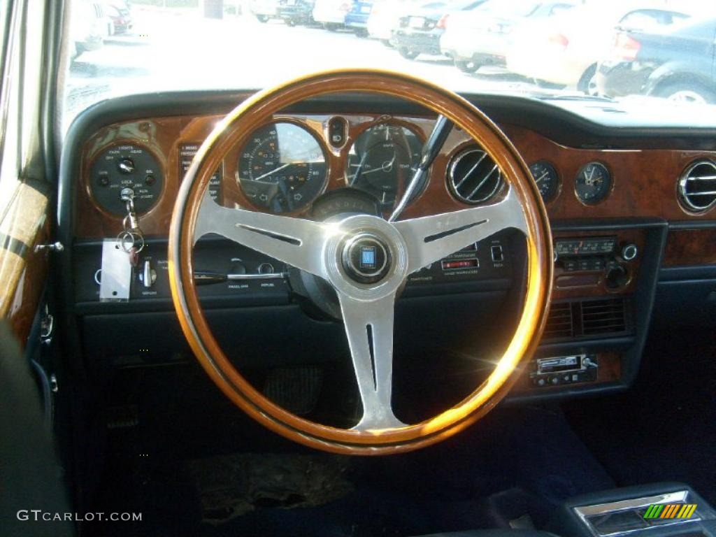 1980 Rolls-Royce Silver Shadow II Charcoal Dashboard Photo #46934798