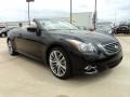 Black Obsidian 2011 Infiniti G 37 Convertible Exterior