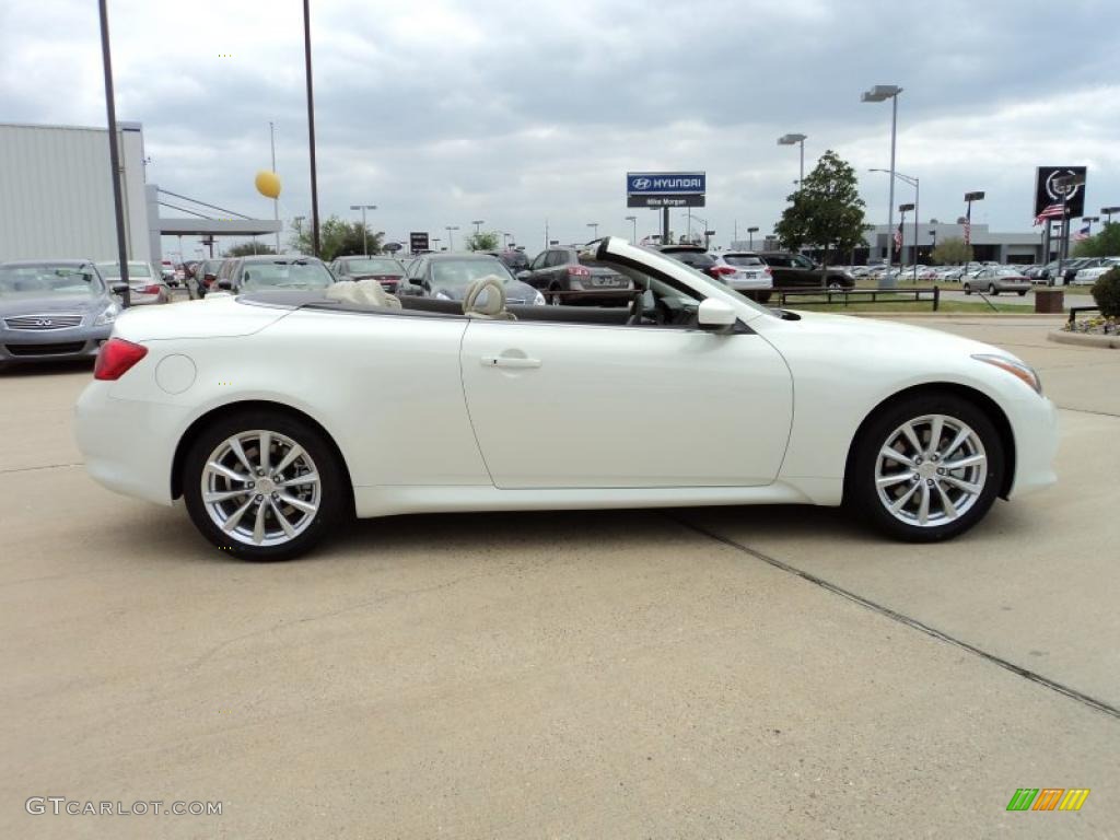 Moonlight White 2011 Infiniti G 37 Convertible Exterior Photo #46935609