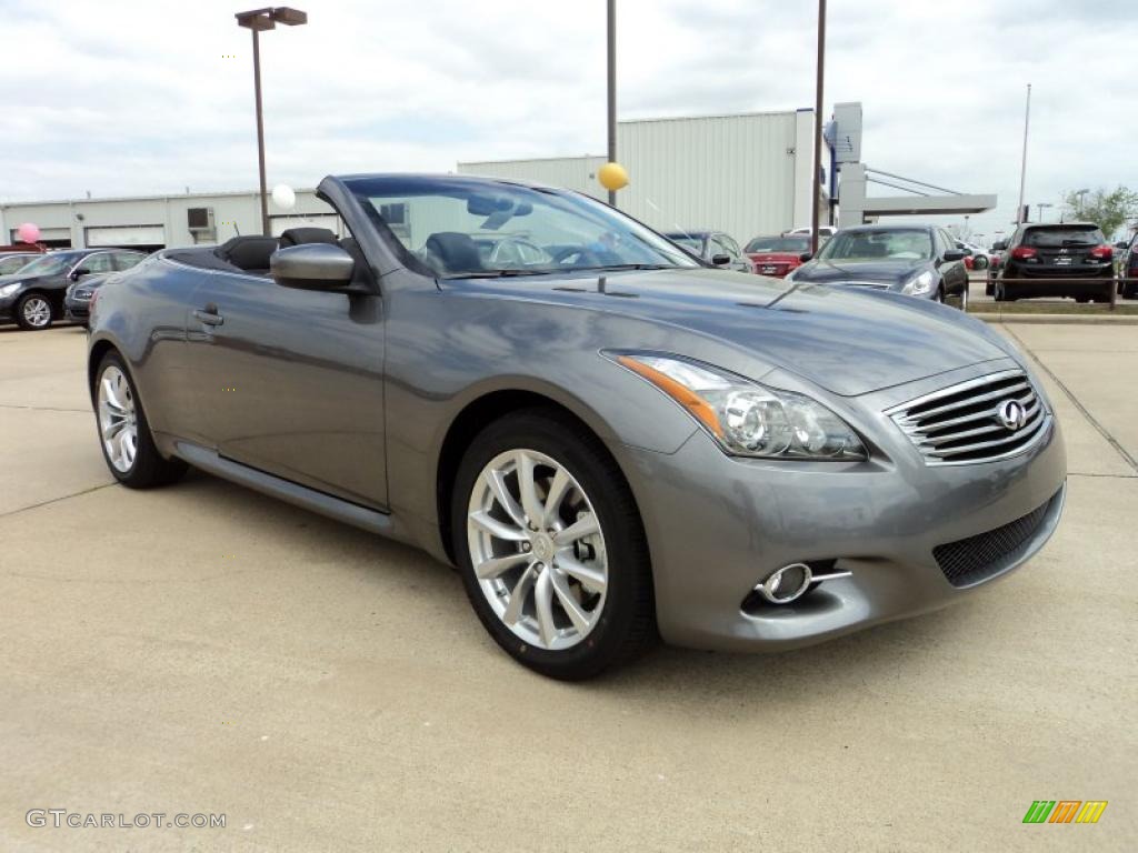Graphite Shadow 2011 Infiniti G 37 Convertible Exterior Photo #46935699