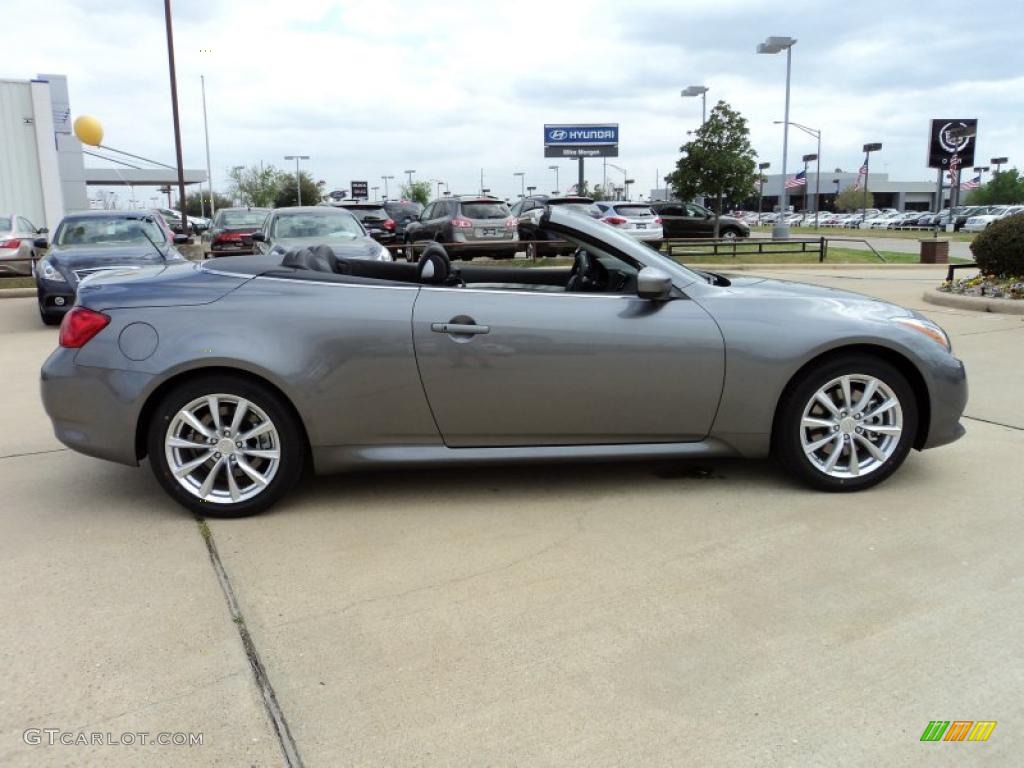 Graphite Shadow 2011 Infiniti G 37 Convertible Exterior Photo #46935705