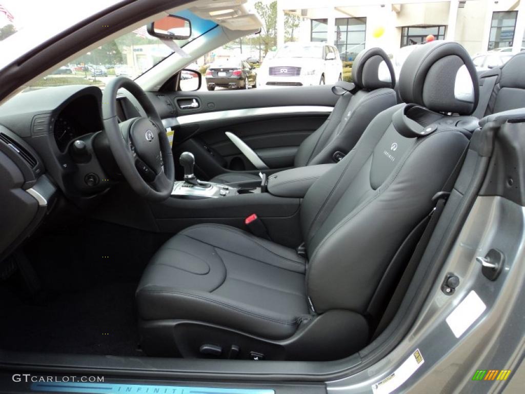 Graphite Interior 2011 Infiniti G 37 Convertible Photo #46935714