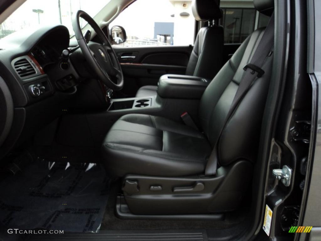 Ebony Interior 2010 Chevrolet Avalanche LT Photo #46935945