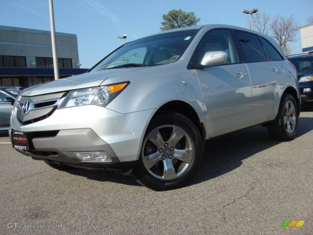 2007 MDX Sport - Billet Silver Metallic / Taupe photo #2