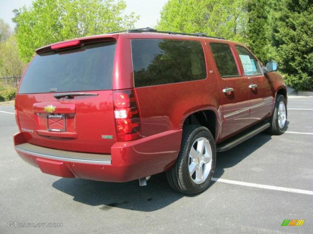 Red Jewel Tintcoat 2011 Chevrolet Suburban LTZ Exterior Photo #46937292