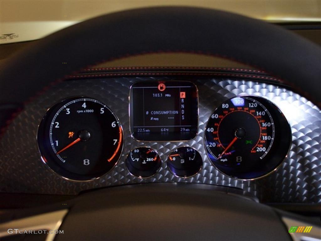 2011 Bentley Continental GTC Speed 80-11 Edition Gauges Photo #46937325
