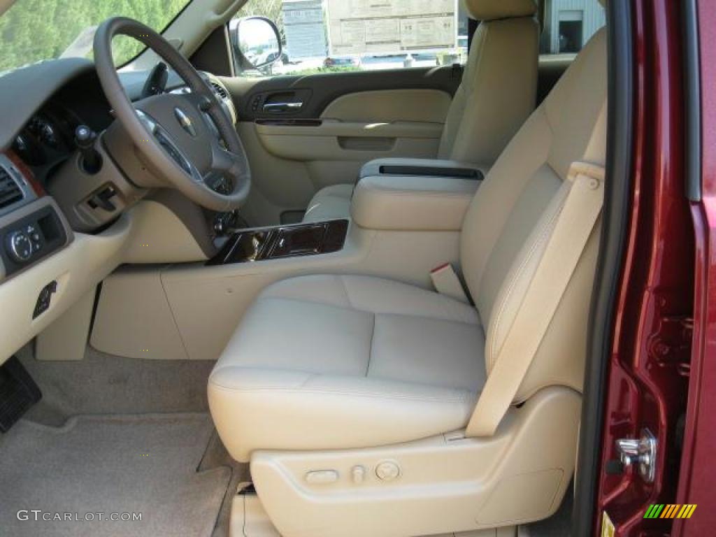 Light Cashmere/Dark Cashmere Interior 2011 Chevrolet Suburban LTZ Photo #46937337