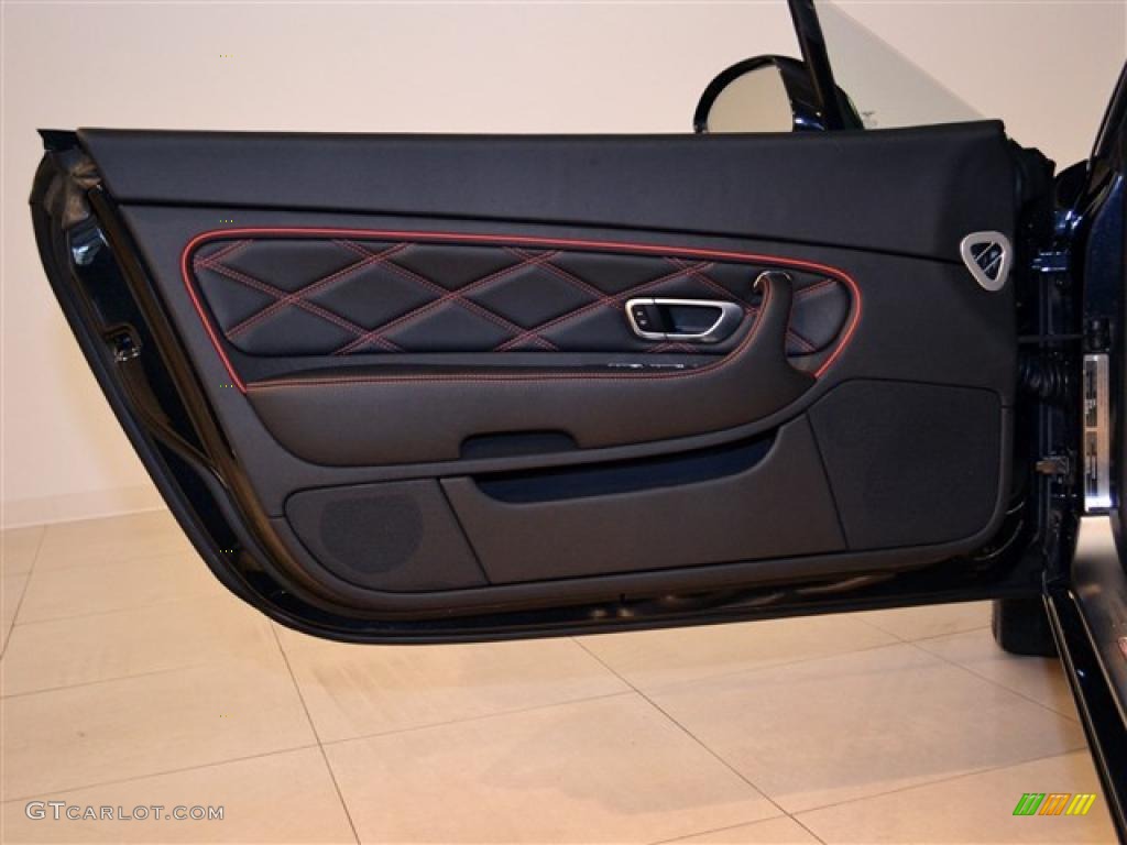 2011 Bentley Continental GTC Speed 80-11 Edition Beluga Door Panel Photo #46937451