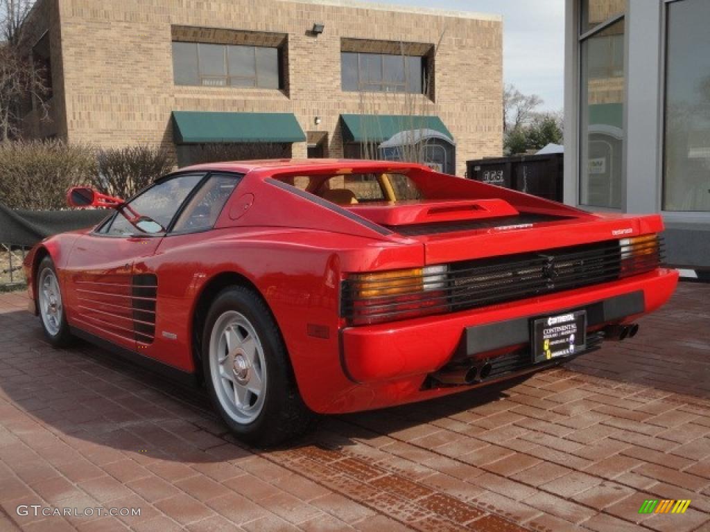 Red 1986 Ferrari Testarossa Standard Testarossa Model Exterior Photo #46937985