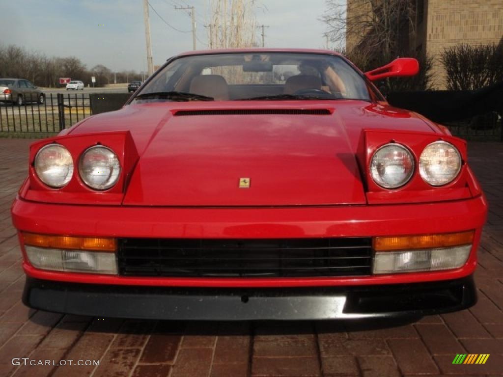 Red 1986 Ferrari Testarossa Standard Testarossa Model Exterior Photo #46938060