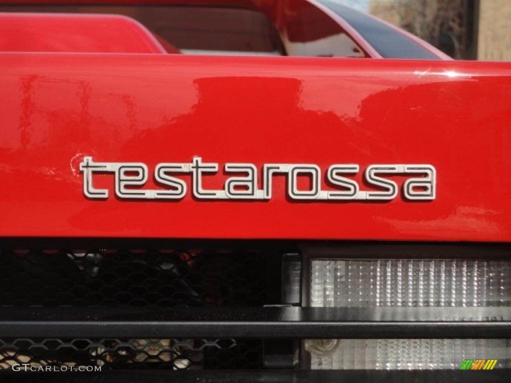 1986 Ferrari Testarossa Standard Testarossa Model Marks and Logos Photos