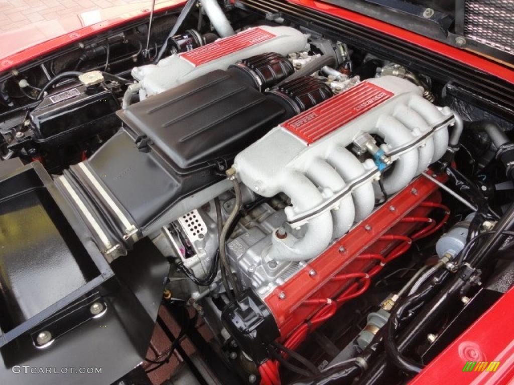 1986 Ferrari Testarossa Standard Testarossa Model Engine Photos