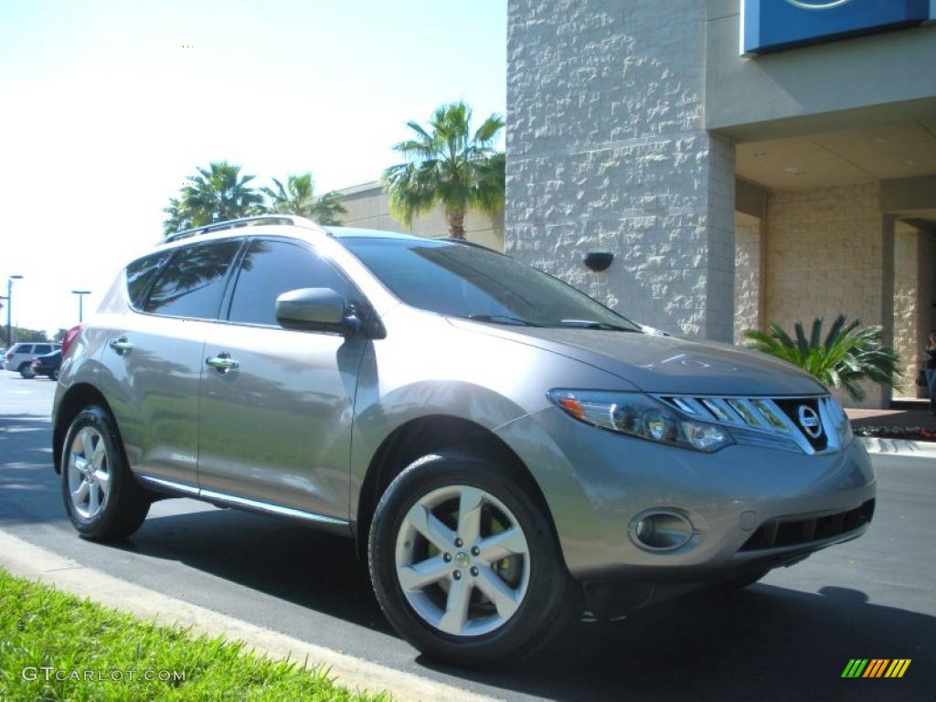 2009 Murano SL - Platinum Graphite Metallic / Beige photo #4