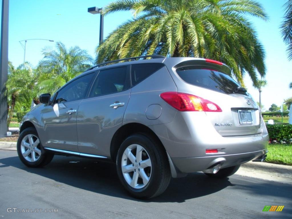 2009 Murano SL - Platinum Graphite Metallic / Beige photo #8