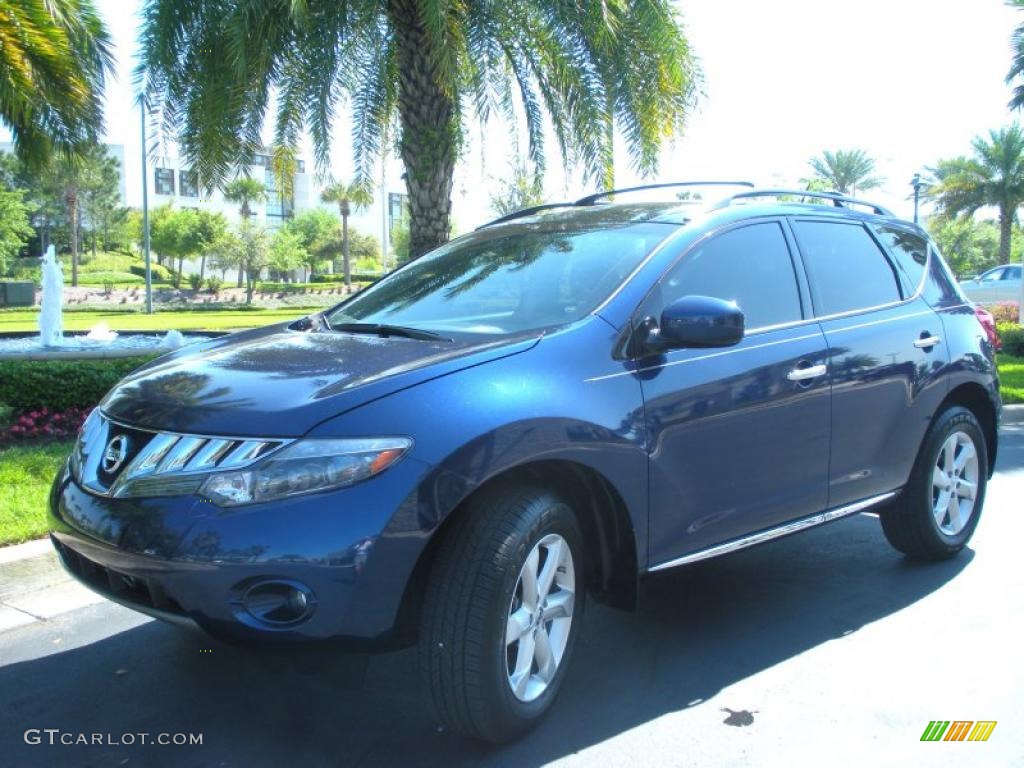 2009 Murano SL - Deep Sapphire Metallic / Black photo #2