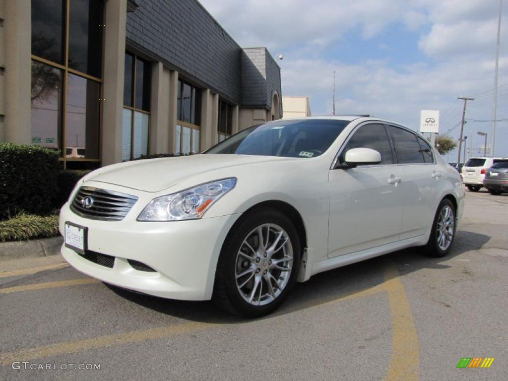 Ivory Pearl 2007 Infiniti G 35 S Sport Sedan Exterior Photo #46939248