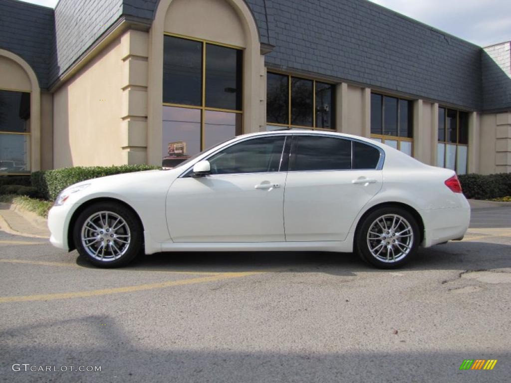 Ivory Pearl 2007 Infiniti G 35 S Sport Sedan Exterior Photo #46939266