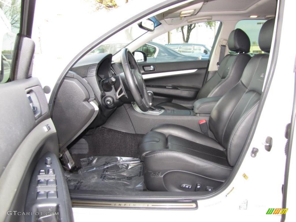 Graphite Black Interior 2007 Infiniti G 35 S Sport Sedan Photo #46939328