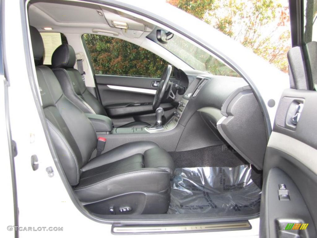 Graphite Black Interior 2007 Infiniti G 35 S Sport Sedan Photo #46939341