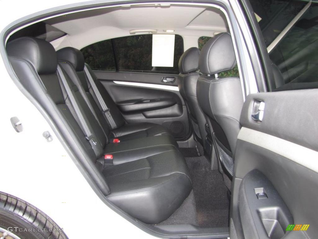 Graphite Black Interior 2007 Infiniti G 35 S Sport Sedan Photo #46939359