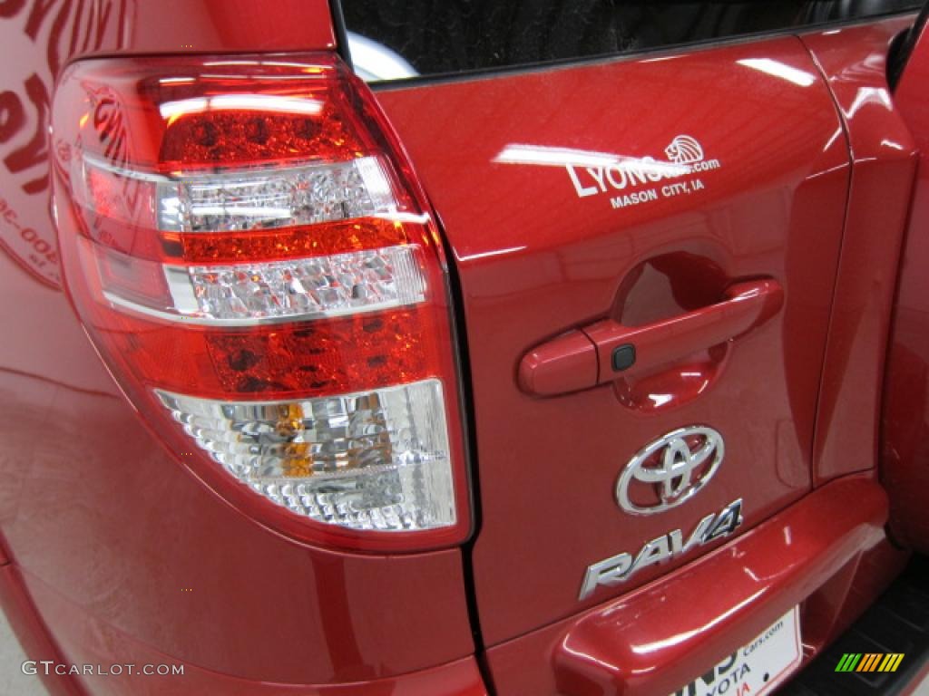 2011 RAV4 V6 Limited 4WD - Barcelona Red Metallic / Ash photo #11
