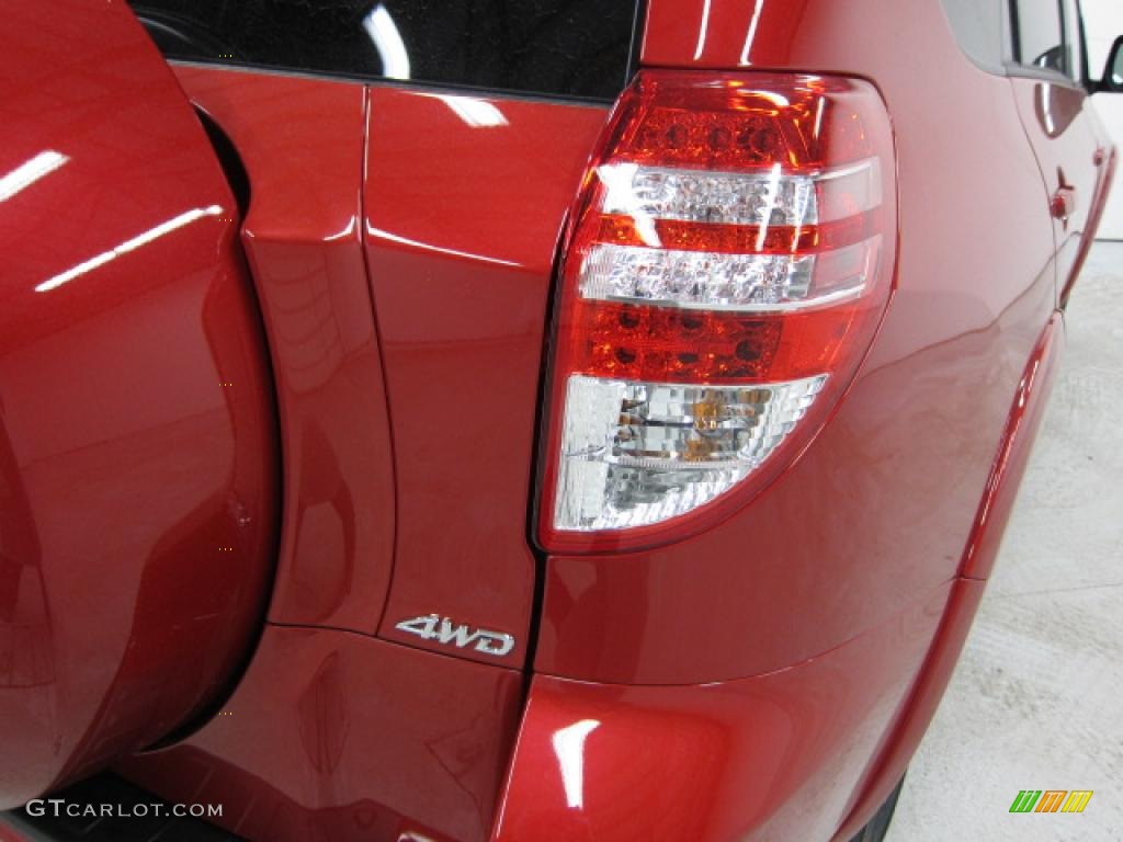 2011 RAV4 V6 Limited 4WD - Barcelona Red Metallic / Ash photo #12