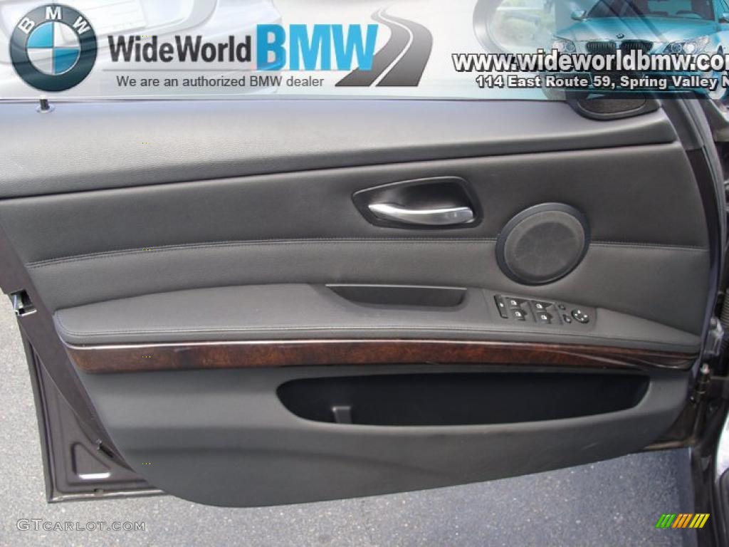 2008 3 Series 328xi Sedan - Sparkling Graphite Metallic / Black photo #7